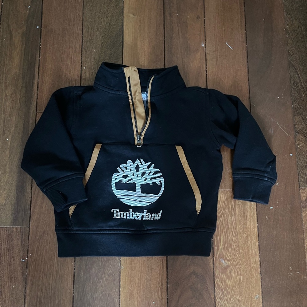 Timberland Kids Black Pullover  18M like new